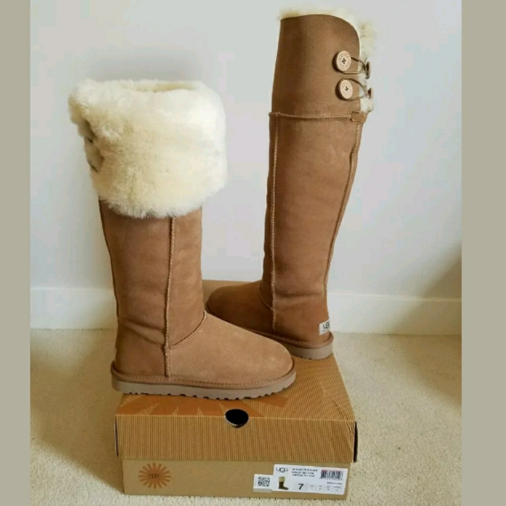 SOLD Ugg 7 Bailey button over the knee boots NEW